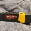 Отзыв о Капсулы Jacobs Espresso Intenso 10: На работе стоит кофемашина, покупаем капсулы по очереди.