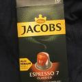 Отзыв о Капсулы Jacobs Espresso Classico 7: Этот кофе купила для своей новой кофемашины на пробу.