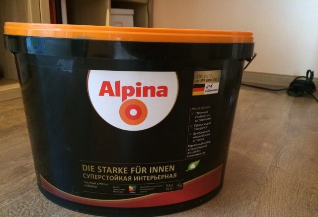 Alpina краски - Alpina Суперстойкая интерьерная!