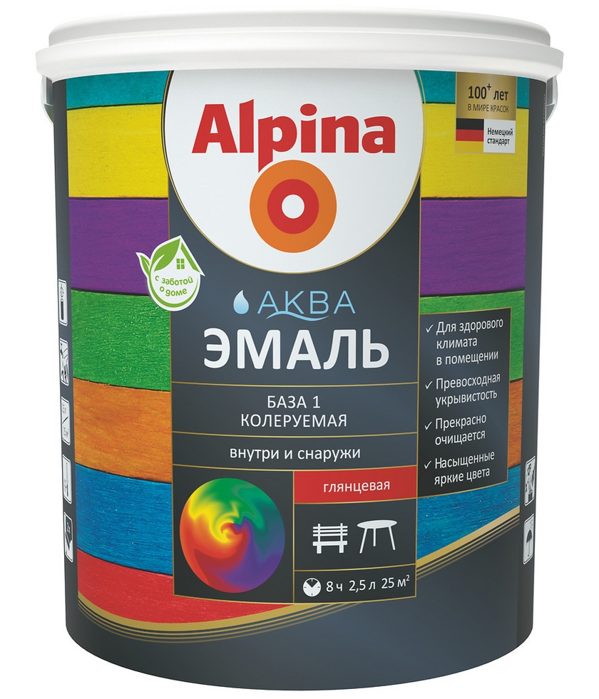 Alpina краски - Красила дверь износостойкой эко эмалью Альпина