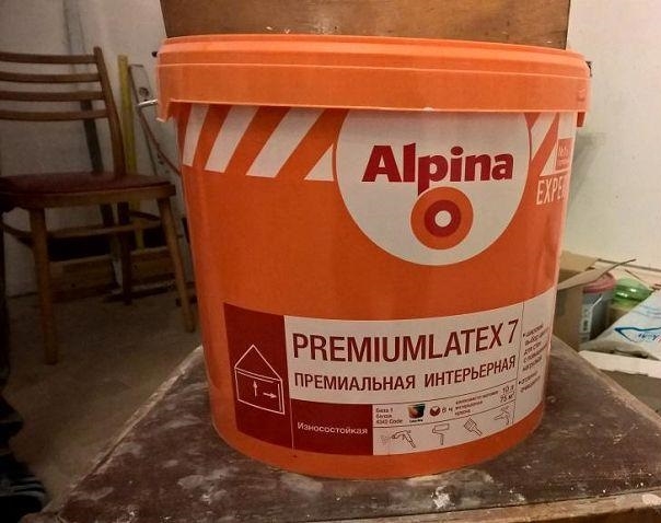 Alpina краски - Краска Alpina Premiumlatex 7