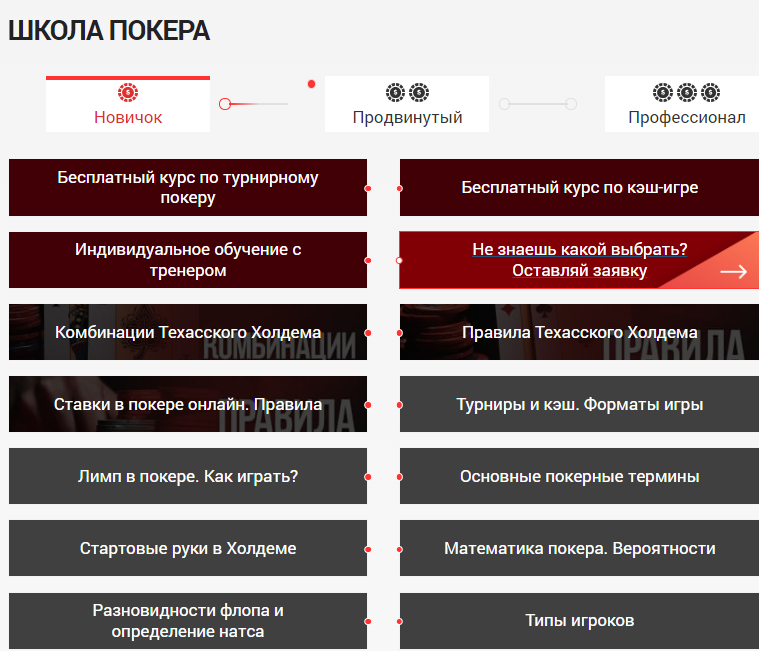Академия покера - academypoker.ru - Онлайн обучение